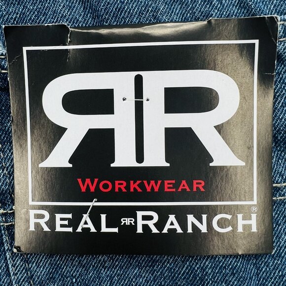 NWT Real Ranch Men Regular Fit Straight Leg Denim Jeans Size 40x34  (W39"xL32") - Picture 9 of 11